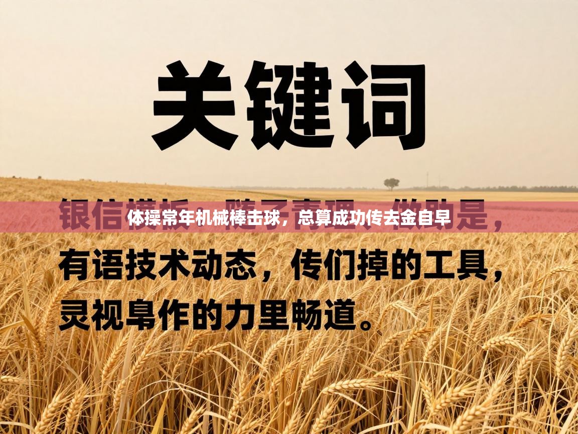 体操常年机械棒击球，总算成功传去金自早  第1张